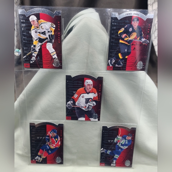 1993-94 Upper Deck SP NHL Hockey "Silver Skates" (H1-H10) Hobby Insert Set - Picture 1 of 4